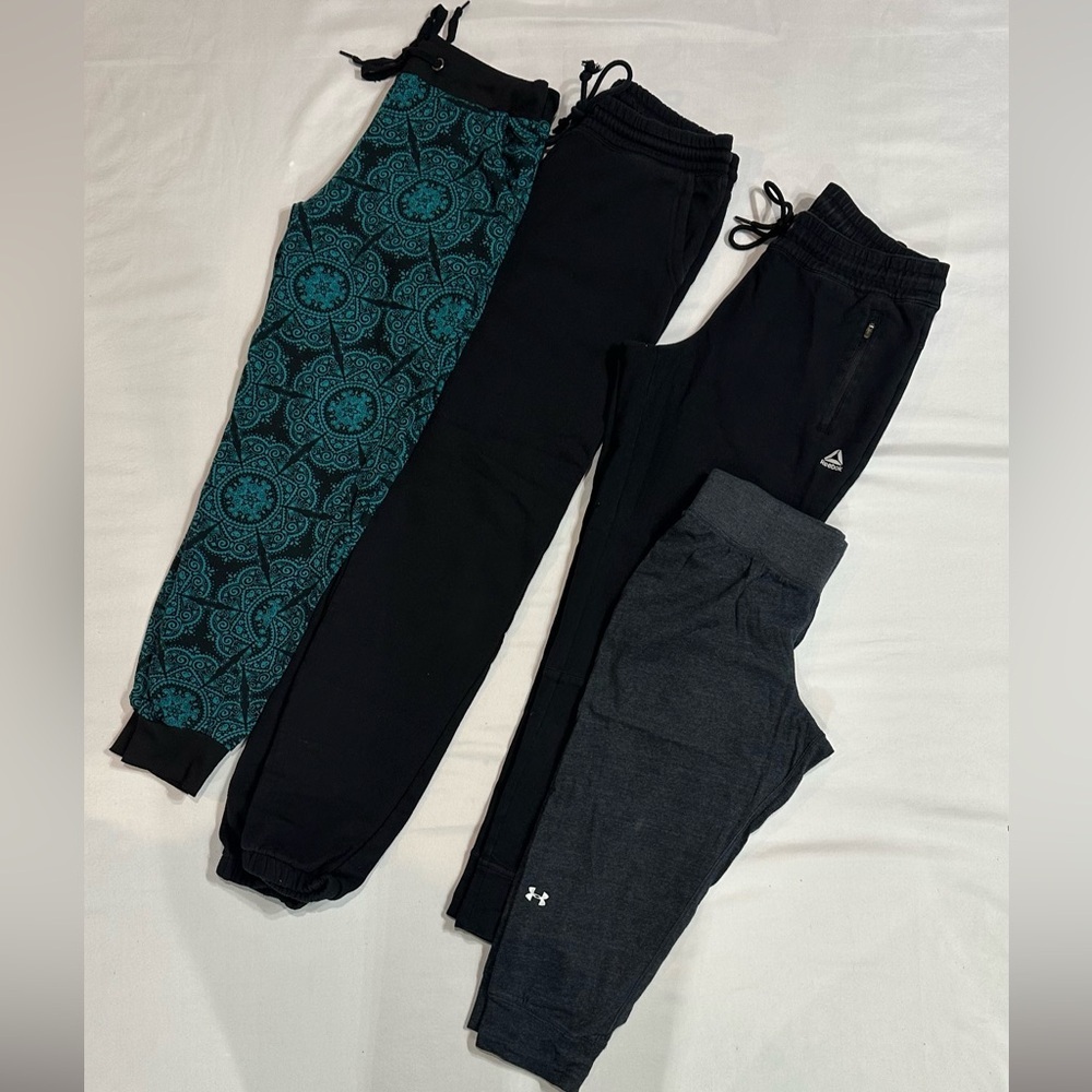 Black and Gray Track Pants for Athletic Style Lot